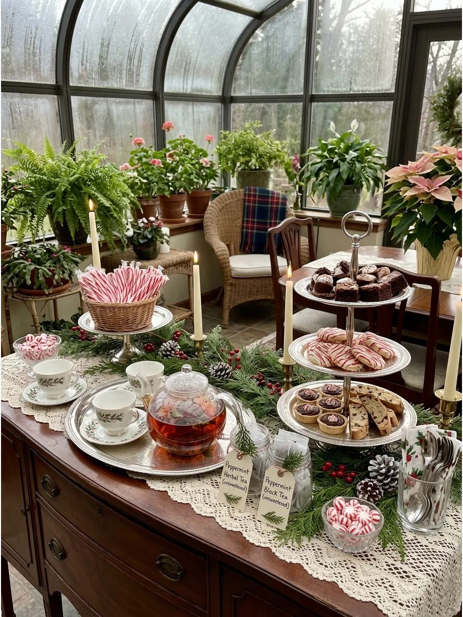 Weather Backup Plan christmas tea party