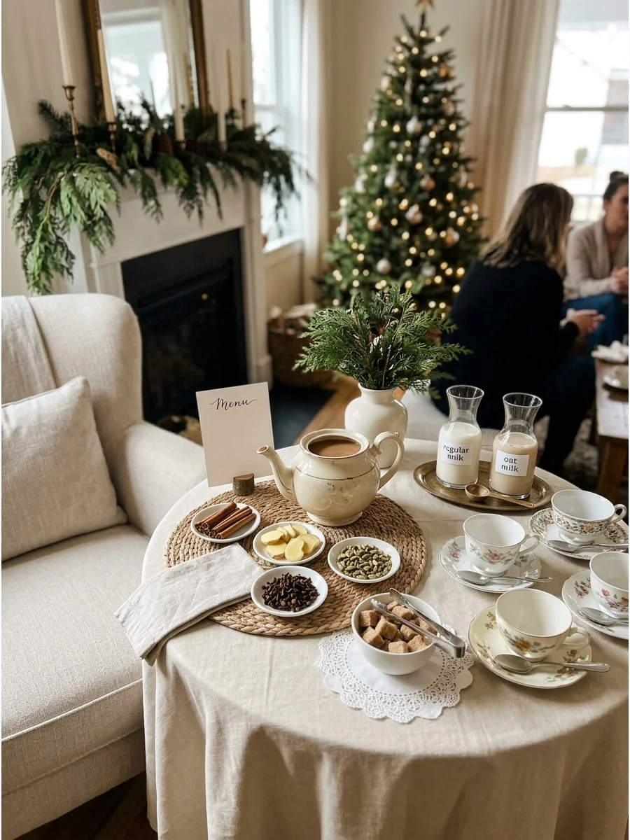 Budget Theme Feature christmas tea party