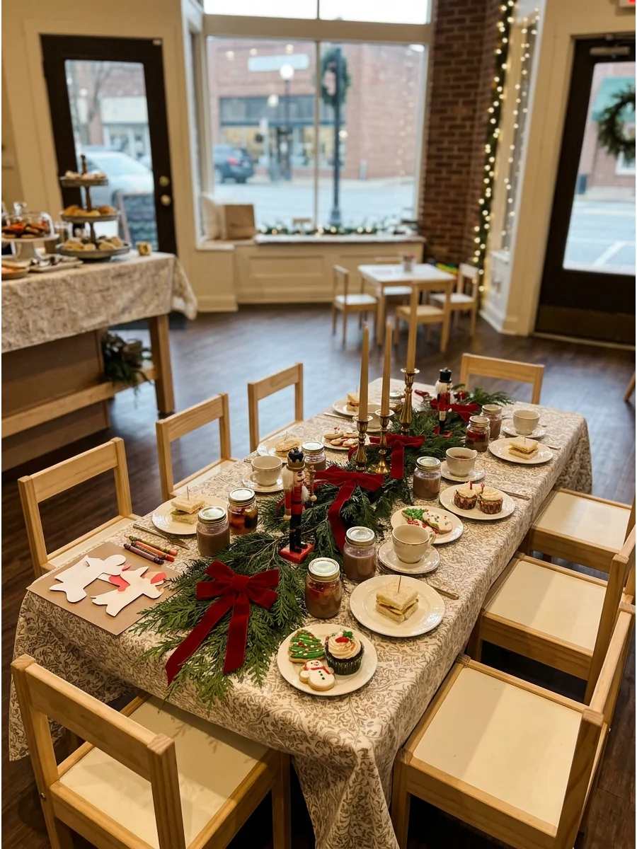 Comfortable Seating Plan christmas tea party