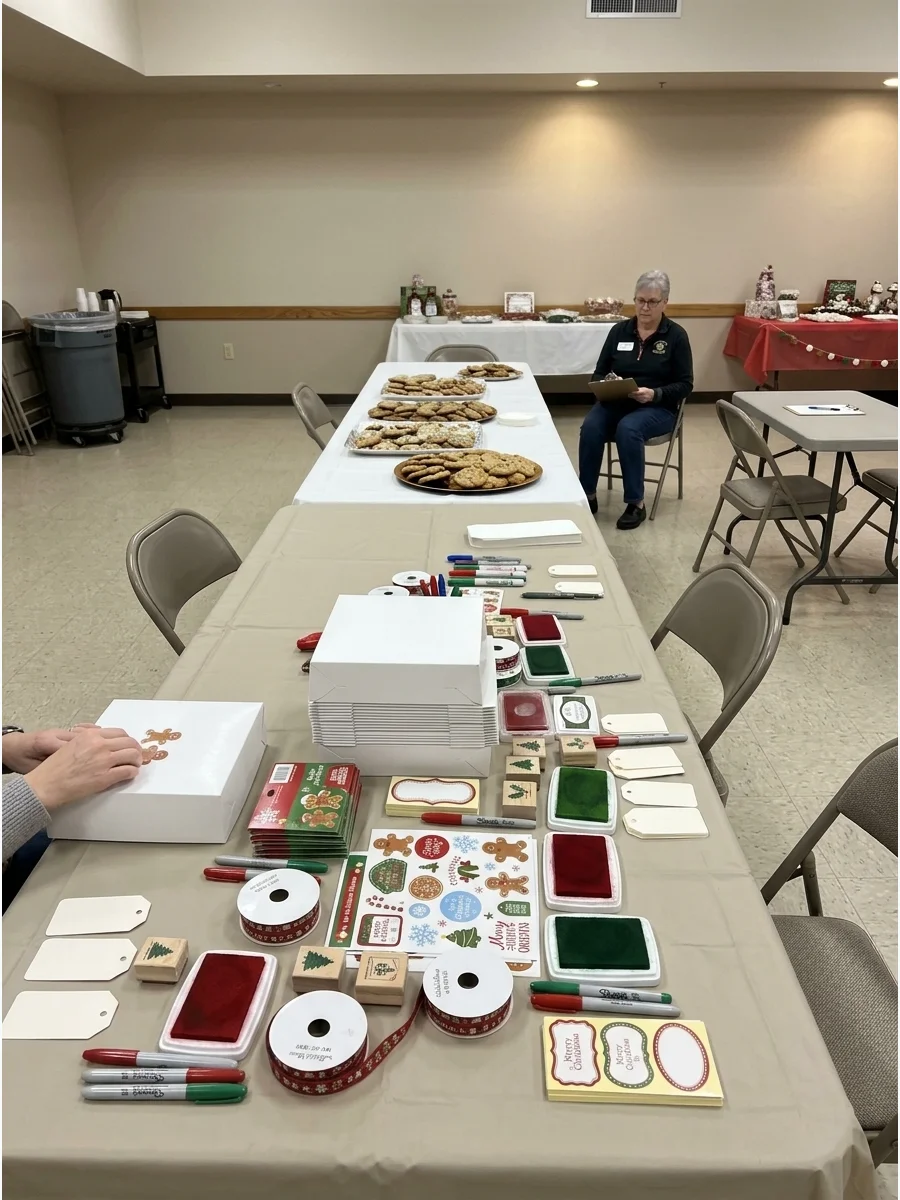 Cookie Packaging Decorating Station support view 1