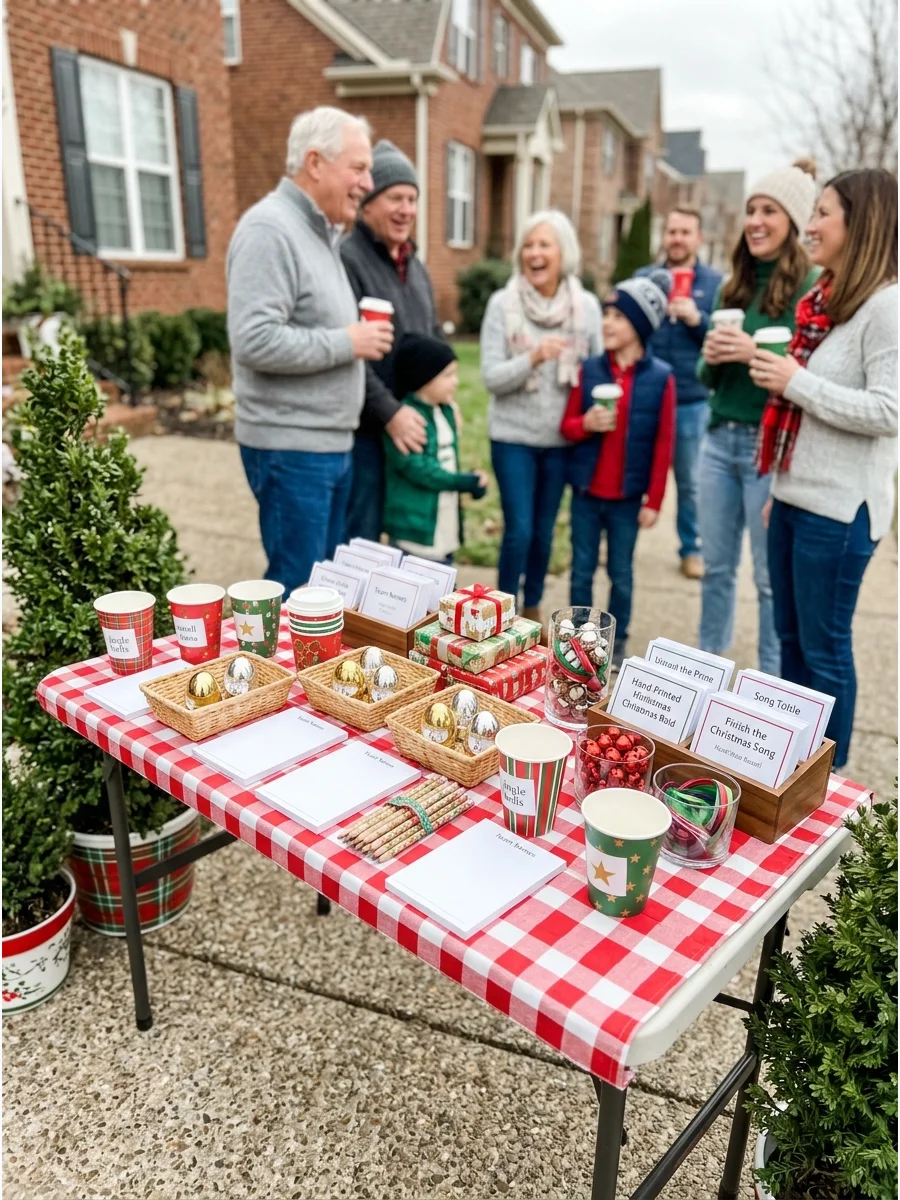 Craft Table Family christmas games for all ages