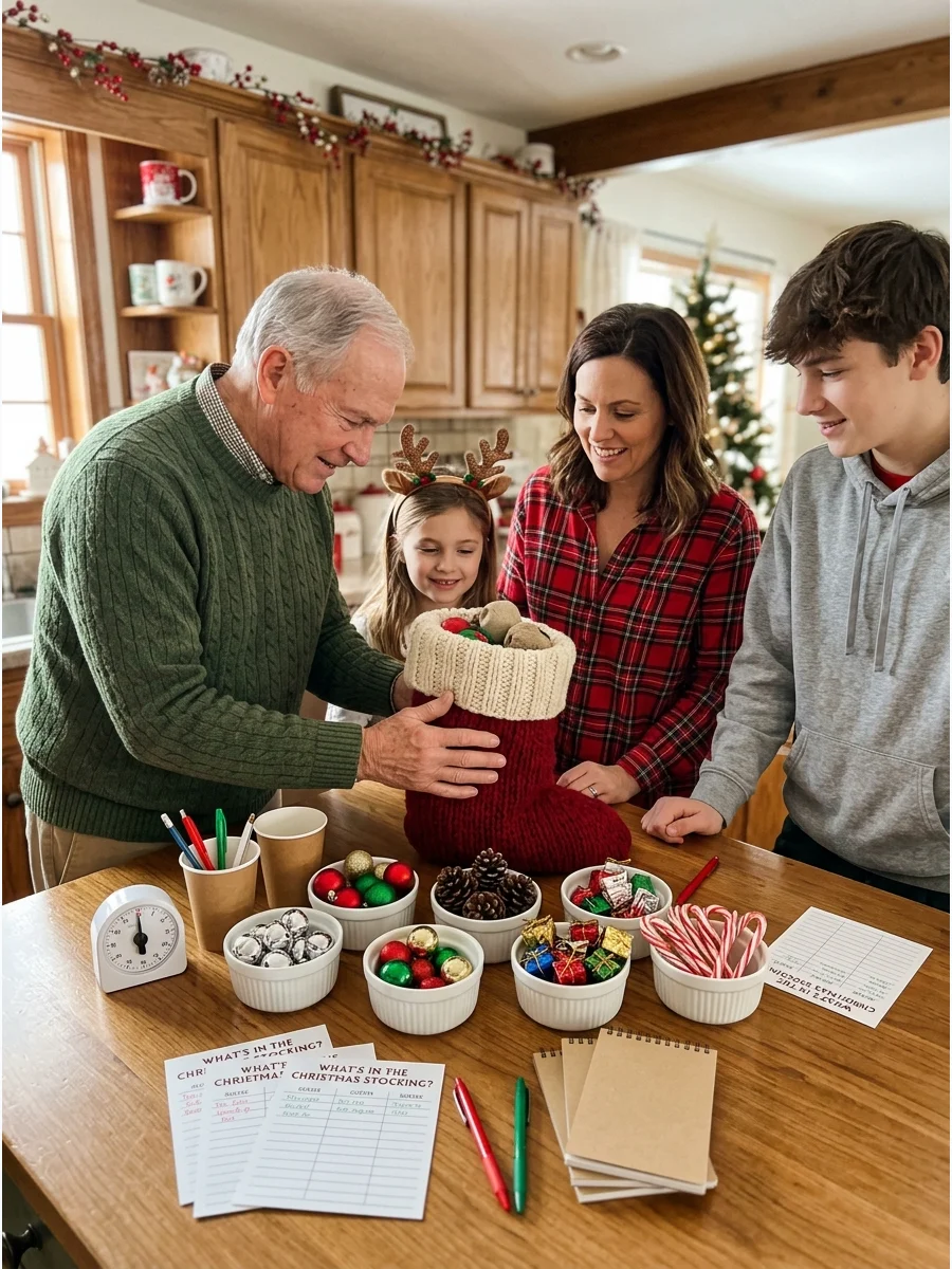 Craft Table Family christmas games for all ages