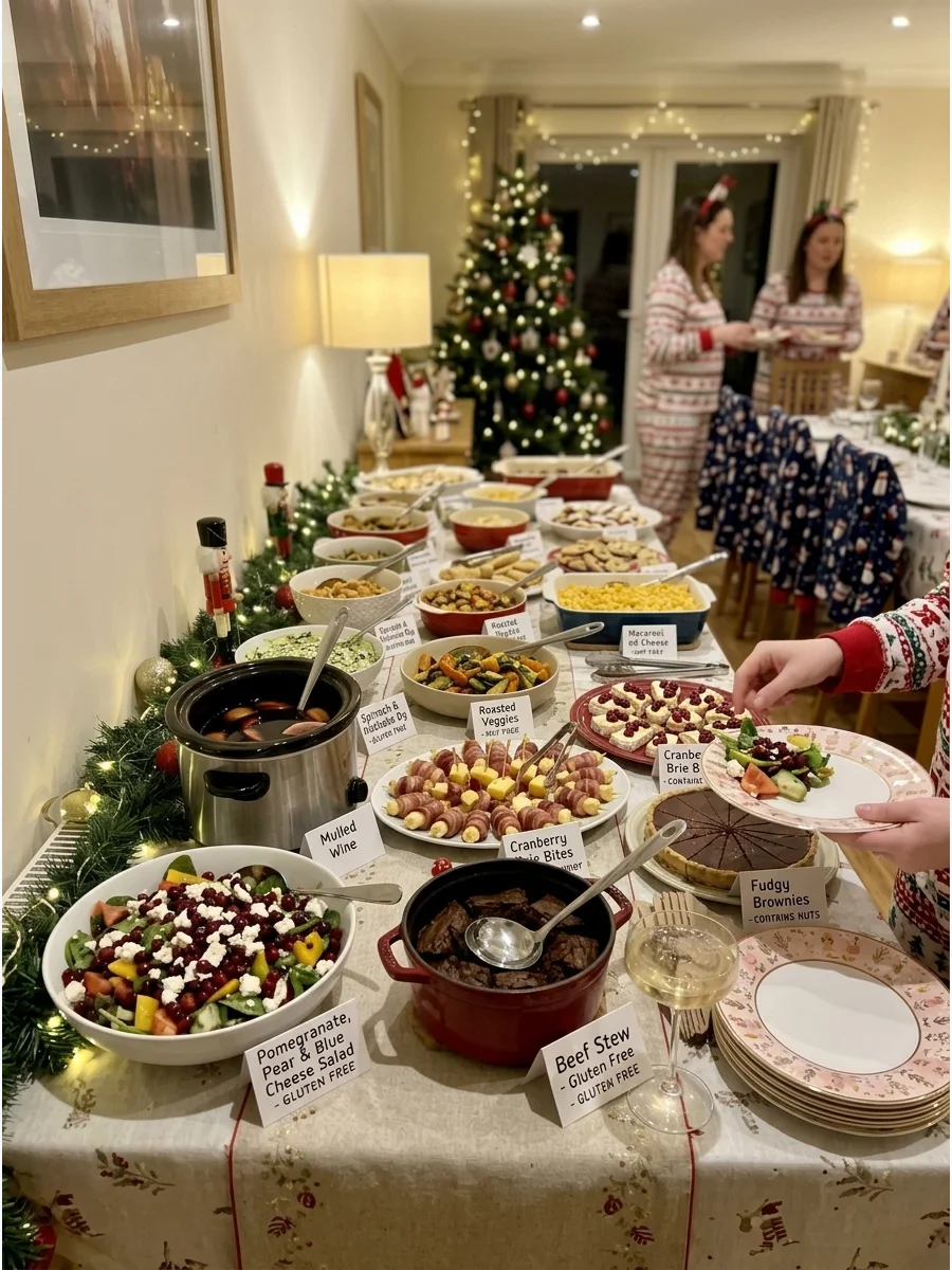 Bring-a-Dish Galsmas Dinner support view 1