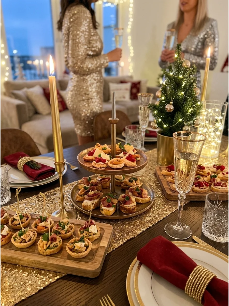 Glam Galsmas Christmas Party support view 2