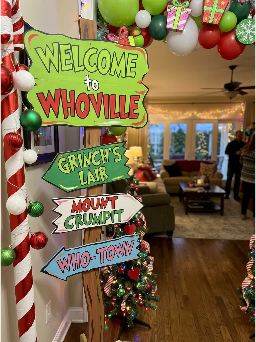 Welcome to Whoville Entrance support view 1
