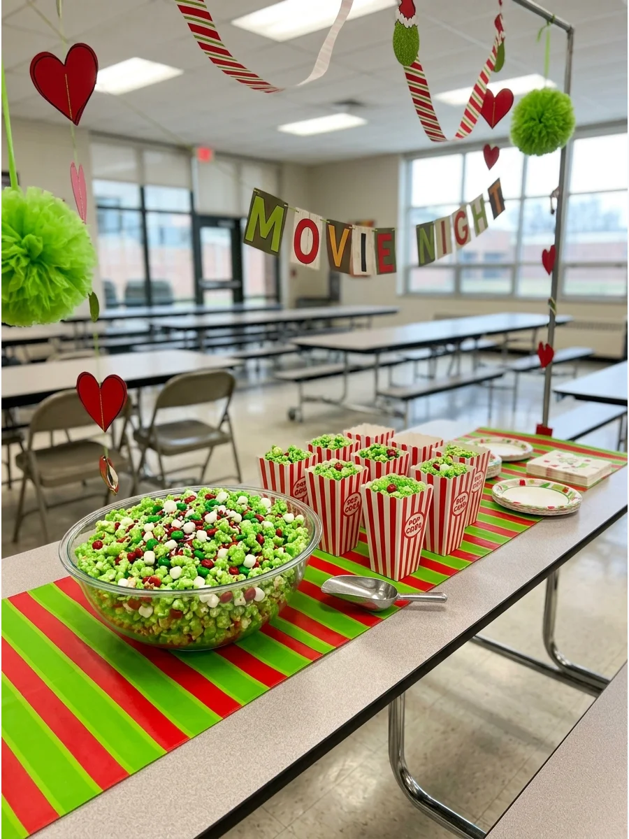 Main Party Table grinch party ideas