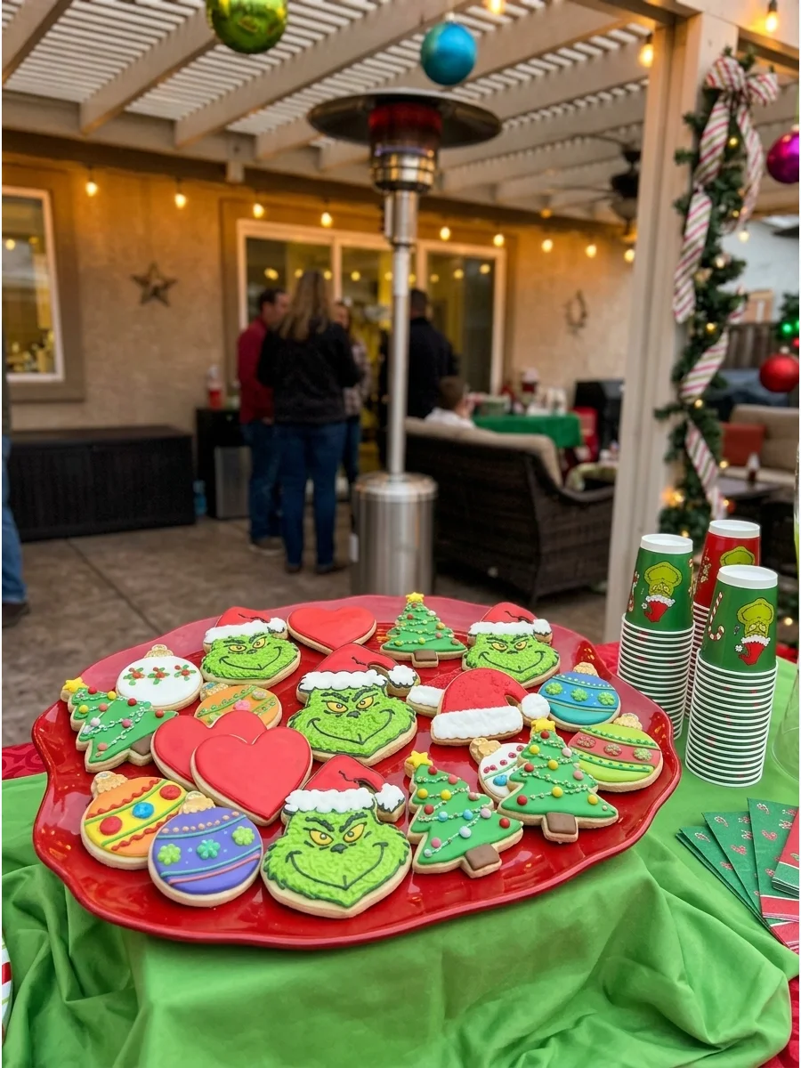 Grinch Sugar Cookies support view 1