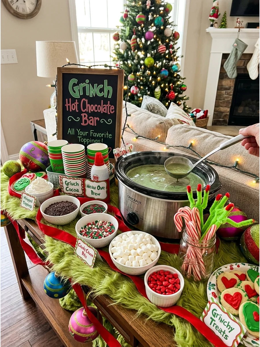 Small Party Dessert grinch party ideas