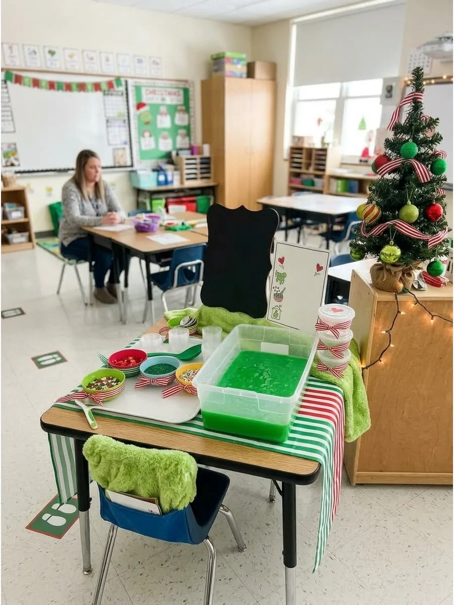 Grinch Slime Station support view 1