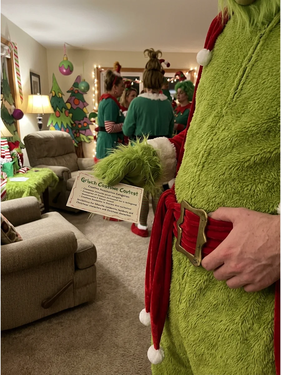 Comfortable Seating Plan grinch party ideas