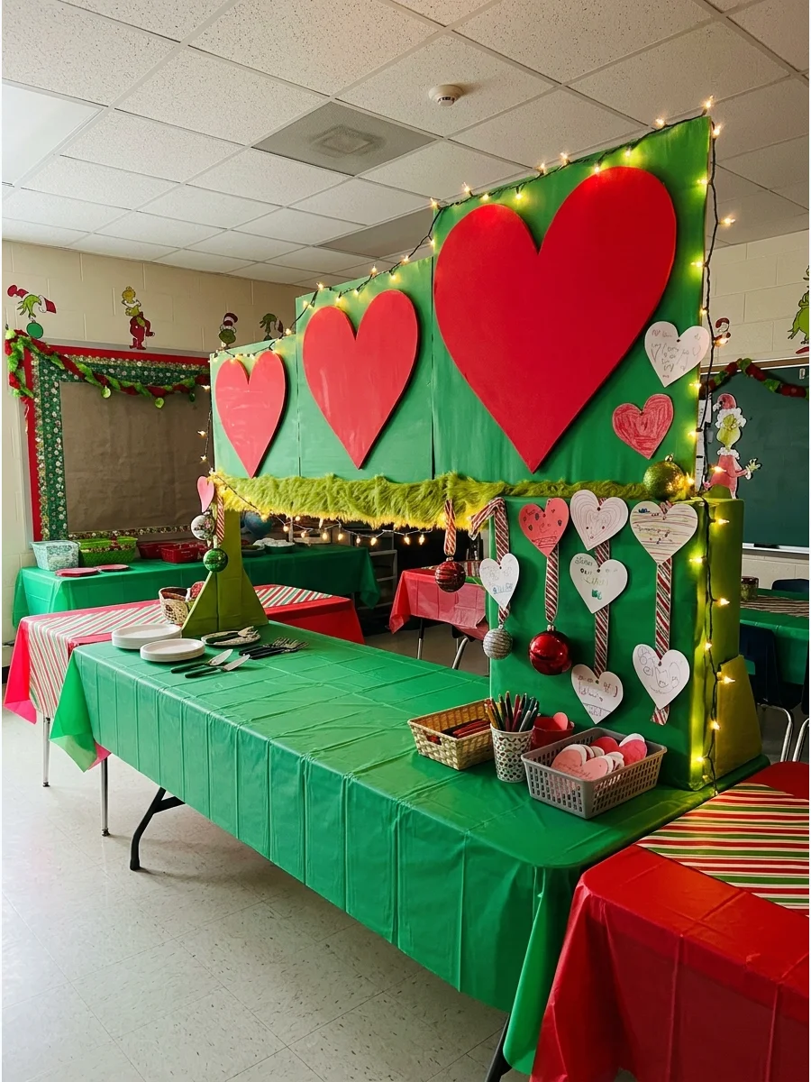 Main Party Table grinch party ideas