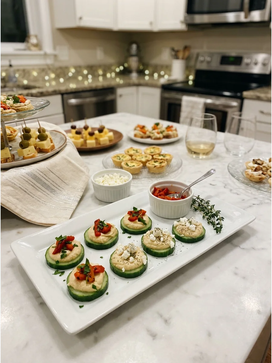 Make-Ahead Snack Tray New years eve appetizers