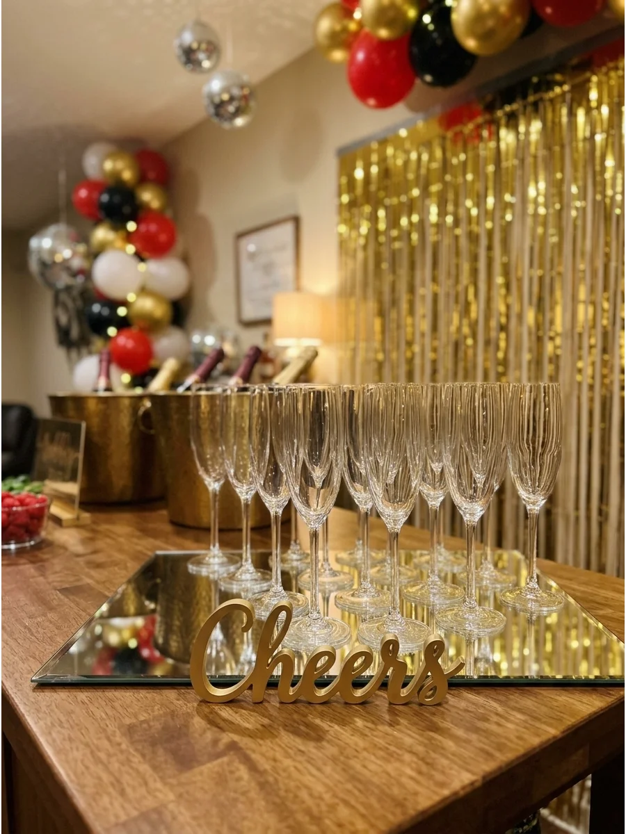 Champagne Bar Decoration support view 1