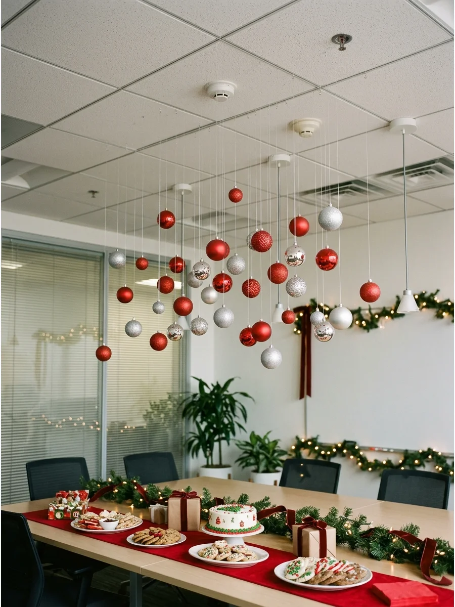 Main Backdrop Office christmas party decorations