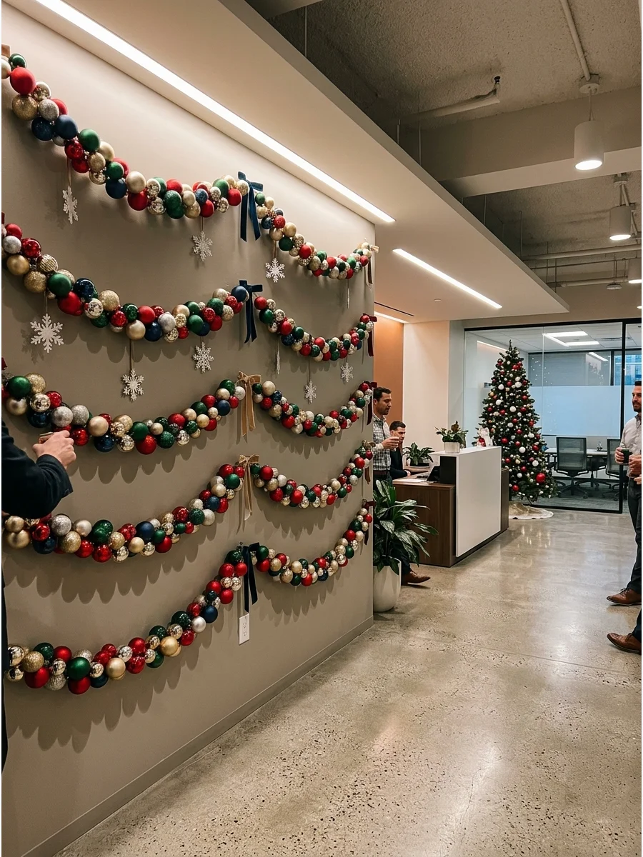 Entry Detail Office christmas party decorations