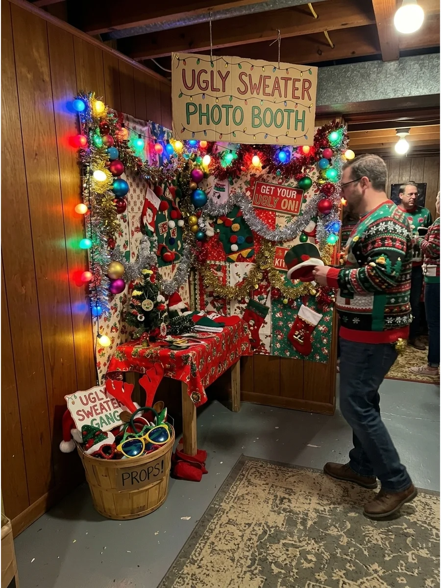 Ugly Sweater Photo Booth support view 1