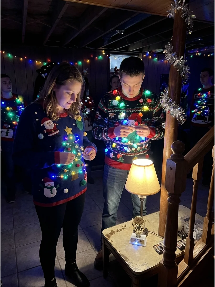 Best Light-Up Christmas Sweater Award support view 2