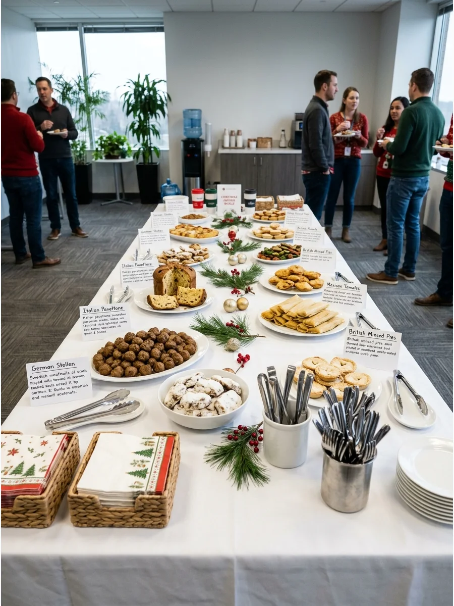 Main Party Table work Christmas party ideas