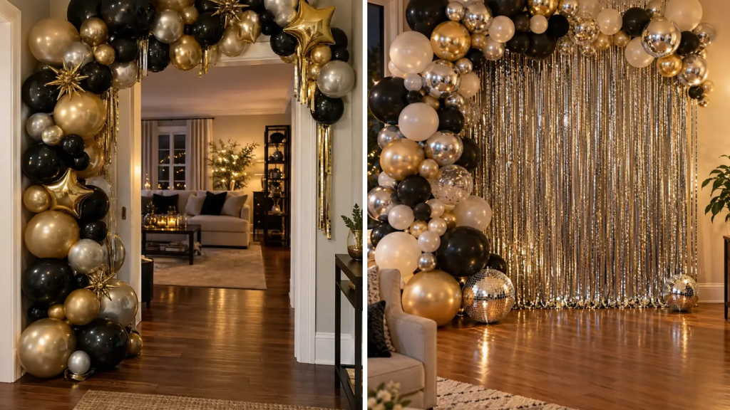 Featured image for 55 New Year's Eve Balloon Ideas for a Party-Ready Countdown