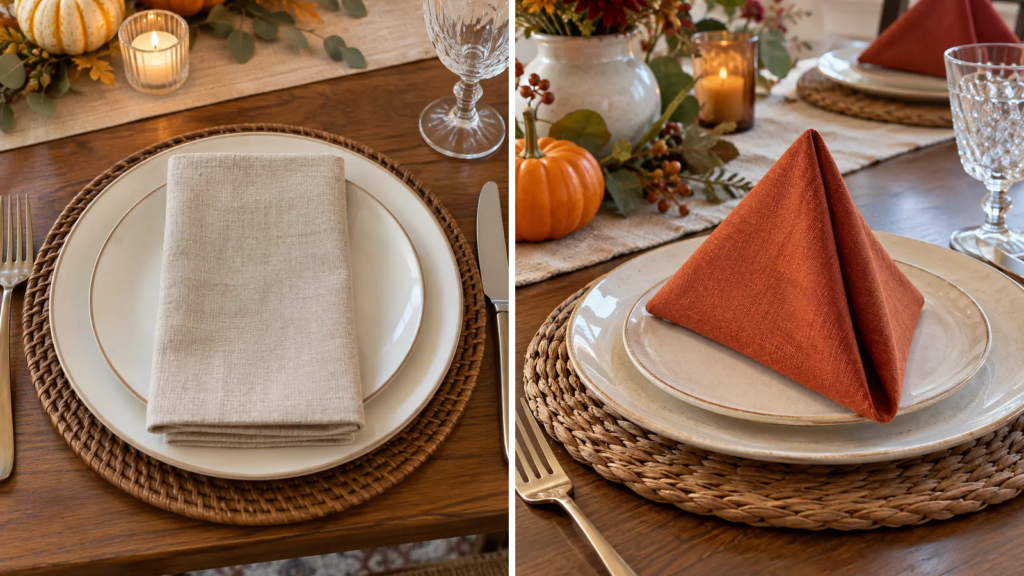 Featured image for 55 Thanksgiving Napkin Folding Ideas for a Beautiful Holiday Table